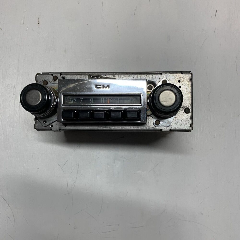 Vintage Rare Delco GM 21TPB1 AM Radio For Chevy Trucks